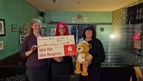 Löwen für Hühner: Lions Club „Editha“ hatte Verein „Rettet das Huhn“ zu Gast