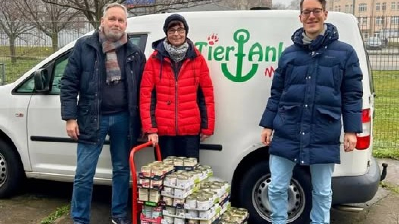 Weihnachtsgeschenk für den TierAnker Magdeburg e.V. 