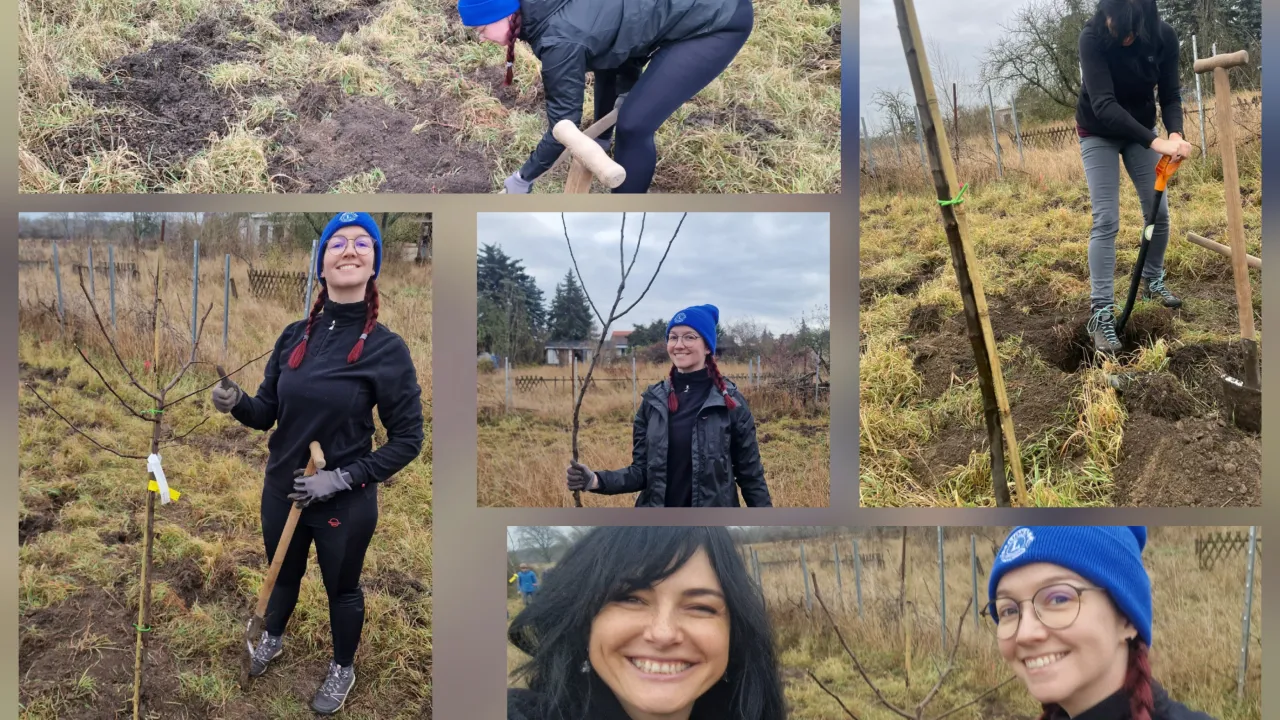 Unterwegs an der frischen Luft für Otto pflanzt!