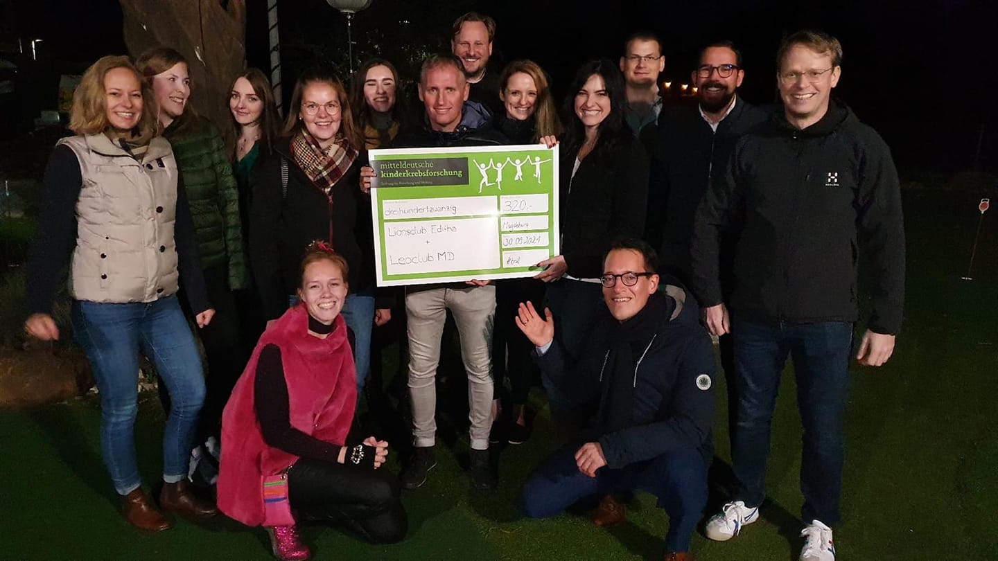 Leos und Lions putten für den guten Zweck